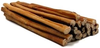Top Dog Chews - 12 Inch Bully Sticks, 100% Natural Beef, Free Range, Grass Fed, High Protein, Supports Dental Health & Easily Digestible, Thick Dog Treat, 20 Pack