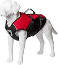 Stunt Puppy Float Doggy Life Jacket, Ergonomic Dog Life Vest for Swimming, Patented Design for Secure Fit, Medium Wide, Red