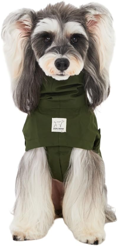 Waterproof Dog Raincoat, Hooded Raincoat for Dachshund Whippet Small Medium Large Dogs, Adjustable Dog Rain Coat Jacket (07(chest24.5-28.5, back20-23''))