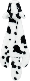 Best Pet Supplies Squeaky Dog Toys with Soft Durable Fabric for Small, Medium and Large Pets Interactive Toy for Indoor Play, Supports Active Biting and Play - Cow, Medium