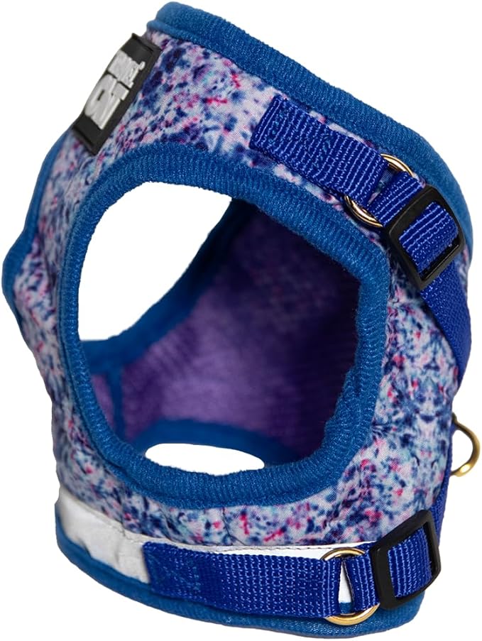 Travel Cat Harness and Leash Set - Adjustable Fit Mesh Cat Harness and Reflective Strap - Comfort Walking Vest for Kitten for Outdoor Walking, Hiking (Small, Groovy)