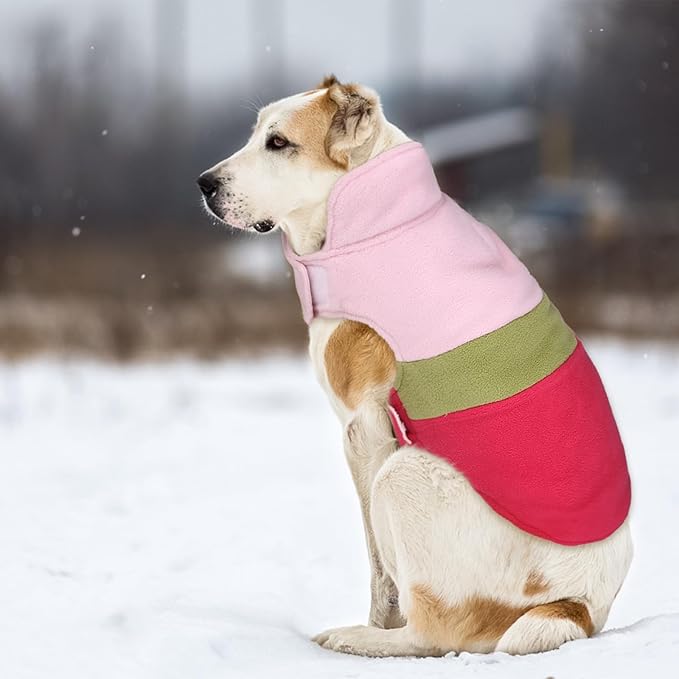ASENKU Dog Jacket Plaid Reversible Reversible Dog Vest Waterproof Cold Winter Clothes Pet Apparel for Small Medium Large Dogs (3XL, Colorful)