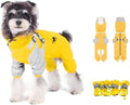 Waterproof Dog Raincoat with Windproof Design Adjustable Fit for Small Medium Large Dogs, Puppies Includes Anti-Slip Dog Shoes for Hardwood Floors and Water Protection, Light-Weight (S)