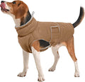FUAMEY Winter Warm Fleece Turtleneck Dog Jacket, Thick Waterproof Windproof Coats, Dog Snowsuit Vest for Small Medium Large Dogs Pet Clothes