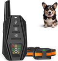 Small Dog Shock Collar for Small Dogs 5-15lbs, Ultra-Dog Training Collar with 3300Ft Remote Range,3 Training Mode Beep,Vibration,Shock, Waterproof Bark Collar (Black-Orange)