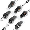 HUTOU Whistle Stainless Steel Coach Sports Whistle with Lanyard, Loud Crisp Sound Whistle Ideal for Coaches, Referees, and Official