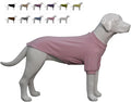 Lovelonglong Ribbed Dog T-Shirt Cotton Knitted Dog Sweaters for All Season Pet T-Shirts for Large Medium Small Dogs Light Pink XS