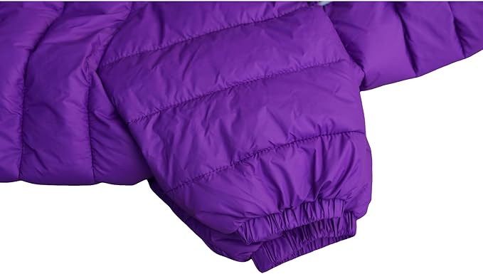 lovelonglong Dog Coat Dog Warm Jacket, 4 Legs Covered Waterproof Windproof Reflective Warm Dog Vest, Zippered Adjustable Outdoor Dog Snow Jacket for Small Medium Large Dogs Purple XXXL