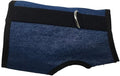 Kitty Holster Cat Harness – Secure Cat Harness for Walking, Soft Cotton Cat Accessories, Comfortable Fit, Strong Hook-and-Loop Closure, Made in USA – Denim Blue, XS