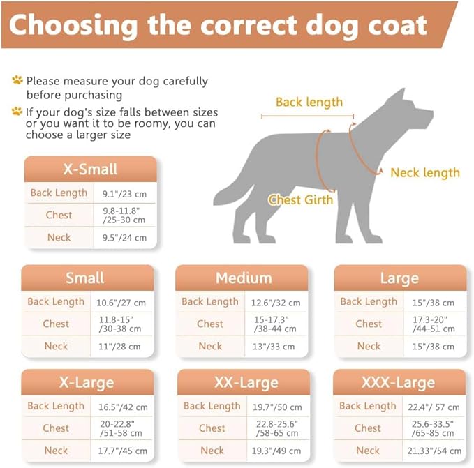 Dog Fleece Hoodie, Windproof Waterproof Dog Coat, Winter Warm Dogs Jacket, Cold Weather Pet Apparel Clothes Vest for Small Dogs Khaki, XS