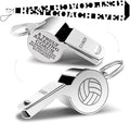 Whistle Volleyball Coach Gifts Whistle for Coaches Teachers Whistle Emergency Coach Referee Lifeguard Loud Whistle for Men Women Teacher Referees Sports Coaches Whistle with Lanyard Cheer Coach Gift.