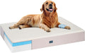 Veehoo Orthopedic Memory Foam Dog Bed, 7 Inch Thick Extra Large Dog Bed XL for Senior Dogs with Ultra-Soft Fluffy Surface, Waterproof Liner, Removable Washable Cover and Non-Slip Bottom, 48"x30"x7"