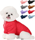Haloumoning Dogs Fleece Winter Coats Jackets for Small and Medium Dogs Thick Full Zip Sherpa Turtleneck Puppy Jackets