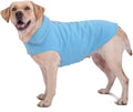 Fleece Dog Coat Pet Jacket Reflective for Cold Weather for Extra Large to Small Pets(Blue,M)