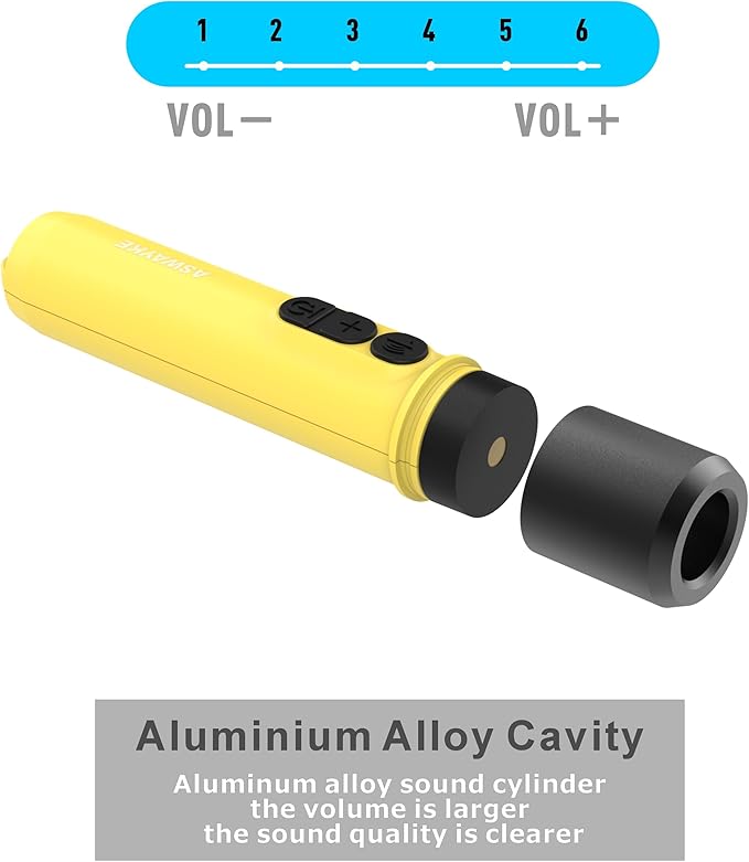 Rechargeable Electronic Whistle Set: 125dB Max Sound,6 Adjustable Volumes,3 Sound Options,600mAh Battery,IPX4 Rated - for Coaches,Sports and Teachers - 3 Pack