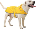 Dog Raincoat Hooded,Waterproof Rain Coat for Dogs with Adjustable Belly Strap,Reflective Strips, Lightweight Slicker Poncho Rain Jacket for Small Medium Large Dogs