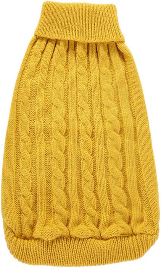 Dog Sweater, Warm Dog Sweaters for Small Dogs Medium Large Dogs, Cute Winter Classic Turtleneck Pet Sweater Cat Sweater Dog Clothes Coat Dog Christmas Sweaters for Girls Boys Dog Puppy Cat