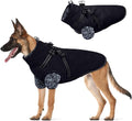 Lelepet Dog Coat 3 in 1 Waterproof Dog Winter Jacket with Harness Built in Windproof Snow Jakcet with Detachable Fleece Sweater Lining Reflective Thermal Cold Weather Coats for Small Medium Large Dogs