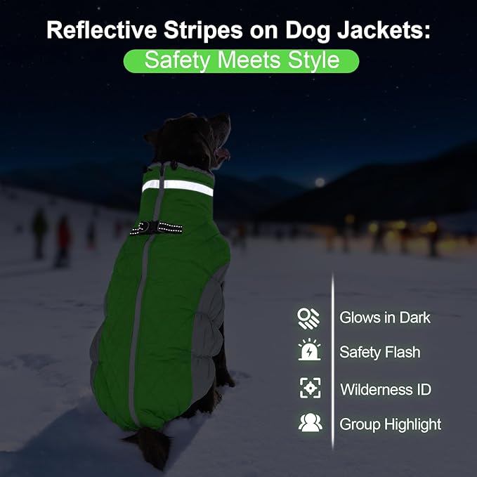 Warm Dog Jackets for Small Dogs, Waterproof Dog Coat with Harness Built in, Zipper Clousure, Fleece Lining for Cold Weather, Small Pet Winter Clothes for Shih Tzu, Yorkshire, Bichon - S