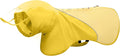Slip-On Dog Rain Poncho, Quick & Easy to Wear Dog Raincoat, Unrestricted, Super Lightweight, and Waterproof Rain Jacket for All Breeds, Adjustable and Reflective (Yellow, Medium)