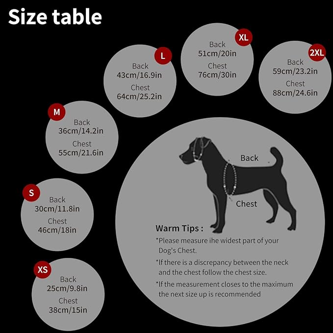 Dog Winter Coat,Warm Jacket Paded Fleece Pet Vest with Built in Harness, Windproof Reflective Cozy Adjustable Snow Pet Coat Clothes with Zipper for Small Medium Large Dogs