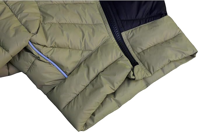 Lovelonglong Dog Coat Dog Warm Jacket, 4 Legs Covered Waterproof Windproof Reflective Warm Dog Vest, Zippered Adjustable Outdoor Dog Snow Jacket for Small Medium Large Dogs Olive Green XXL