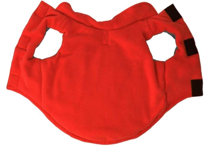 Gooby Sports Vest Dog Jacket - Black, Small - Reflective Dog Vest with D Ring Leash Warm Fleece Lined Hook and Loop Closure for Small to Medium Dogs