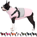 AOFITEE Small Dog Coat, Dog Winter Coat with Harness Built in, Warm Dogs Jacket with Zipper & Polar Fleece Collar, Waterproof Pet Snow Jacket Snowsuit for Schnauzer, Chihuahua Yorkshire, S