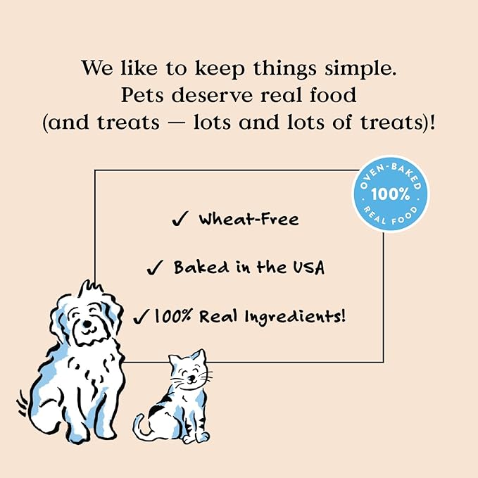 Bocce's Bakery Berry Smoothie Wellness Treats for Dogs, Wheat-Free Everyday Dog Treats, Made with Real Ingredients, Baked in The USA, All-Natural Soft & Chewy Cookies, 12 oz