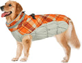 Lelepet Warm Dog Winter Coat Dog Coats for Large Dogs Waterproof Dogs Jacket with Harness Built in Reflective Cold Weather Coats Windproof Zip-Up Winter Fleece Vest Snowsuit Pitbull Labrador XXL