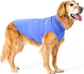 Goldpaw Stretchy Fleece Jacket for Small Dogs - Super Soft, Warm Dog Sweater - Pet Sweater Vest for Fall and Winter - Canine Clothes Made in The USA - Machine Washable - Cornflower Blue - Size 8