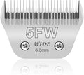 5FW Pet Dog Grooming Detachable Wide Blades,Compatible with Andis,Oster A5,Wahl KM10 Clippers,Cut Length 1/4"(6.3mm)