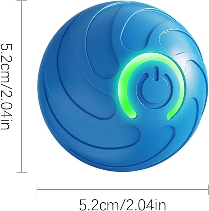 2PCS Duarspin Dog Ball, Shaky Balls Toy for Dogs, Interactive Dog BallToys, Fun Automatic MovingBall, Vibrating Ball Pet Bouncing BallToy, Duar Spin Dogs Balls That Moves on Its Own (Blue+Orange)