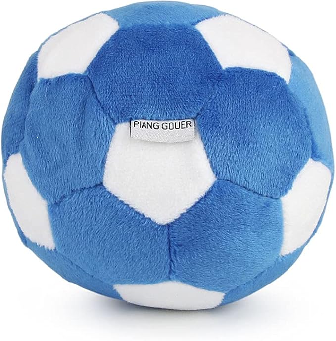 3-PACK Interactive Dog Toys Ball Suitable for Small and Medium Dogs, Soccer Ball, Football and Tennis Balls for Dogs, Stuffed with Fluffy Squeak Dog Toys, Puppy Dog Plush toys, Dog Birthday Gifts
