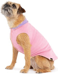 Goldpaw Duluth Double Fleece Dog Sweater Vest for Large Dogs - Soft, Stretchy Dog Fleece - Warm Pet Jacket for Fall and Winter - Premium Pet Outerwear - Machine Washable - Rose/Lavender - Size 24