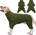 Dog Winter Coat,Full Body Pajamas Onesie Warm Dog Cold Weather Jacket,4-Legged Onesie Jumpsuit,High Collar Snowsuit Sweater for Walking, Hiking, Travel, Home Wear