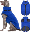 Kuoser XXL Dog Jacket Waterproof | ·Ripstop Fabric·Heavy Duty Zipper·Chest Guard·Alaskan·No Lifting Needed