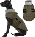 Kuoser XXXL Giant Dog Coat | Great Dane -20°C Arctic Jacket - Adjustble Hook Loop & Full Belly Wrap