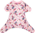 CuteBone Small Dogs Outfit Soft Puppy Onesies Pjs Dog Pajamas Pet Coat Cat Apparel Comfy Doggie Jumpsuit Bodysuit for All Seasons P67M