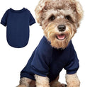 Puppy Sweater for Small Dogs Clothes Warm Winter Cat Clothe Pet Sweatshirt Knitwear Doggie Kitten Clothing (XX-Small, Navy)