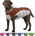 Dog Winter Jacket Cozy Reflective Waterproof Windproof Warm Pet Garment,Comfortable Cold Weather Fleece Apparel Outfits with Zipper Closure for Small Medium Large Dogs Puppy Walking,X-Large
