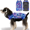 CuteBone Winter Dog Coat - Waterproof Windproof Reversible Vest, Thick Adjustable Cold Weather Jacket for Small Medium Large Dogs, Soft With Leash Hole