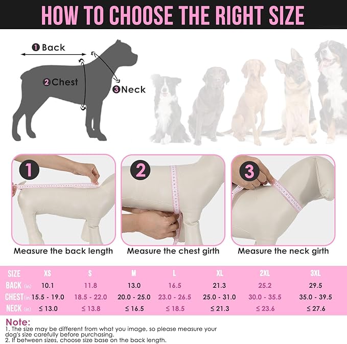 SlowTon Dog Raincoat, Adjustable Dog Rain Jacket Clear Hooded Double Layer, Waterproof Poncho with Reflective Strip Straps and Storage Pocket for Small Medium Large Dogs Puppies(FU S)
