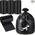 150 Pcs Dog Waste Bags Dog Poop Large Leak Proof Bags 26"x 33" pet Waste Station Can Liners Heavy Duty Pet trash Bin Liner Bag for Walking Poop Station Dispensers, 3 Rolls of 50(Black)