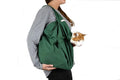 Cat-in-the-Bag Cozy Comfort Carrier - Large Green Pet Carrier and Cat Carrier Soft for Cutting Nails, Vet Visits, Medication Administration, Dental Care, & Travel