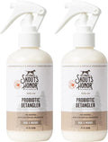 Skout's Honor Probiotic Pet Detangler Spray - Hydrating & Conditioning with Avocado Oil, 97% Natural, Paraben & Sulfate-Free, softens for a brushable Coat, Daily Use, 8oz, Dog of The Woods, 2-Pack