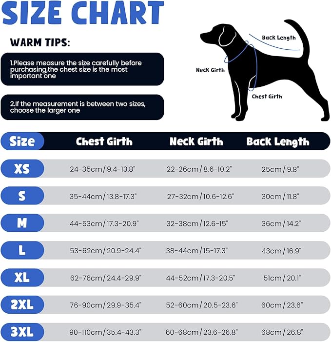 Warm Dog Coat,Waterproof Jacket in Winter Adjustable and Reversible Doggy Fleece Outfit,Thick Clothes with Foldable Collar for Puppy in Cold Days,M RoyalBlue