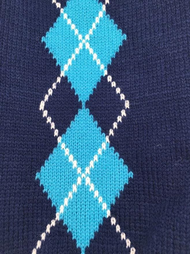 Alemon Argyle Knit Pet Sweaters Clothes for Dogs Pets, Classic Blue Dog Sweater Small (S) Size