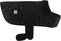 Carhartt Firm Duck Insulated Dog Chore Coat, Durable Weather Resistant Coat for Cold and Windy Conditions, Contains PFAS (Black), Small