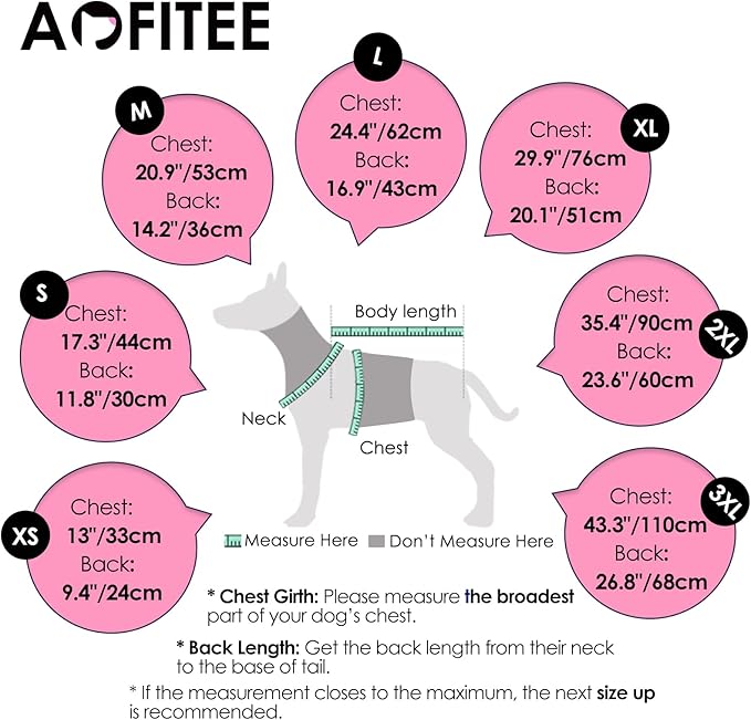 AOFITEE Dog Coat, Warm Dog Jackets for Large Dogs, Reflective Turtleneck Dogs Winter Coat with Harness Built in, Waterproof Windproof Pet Snow Jacket Fleece Vest for Cold Weather, Christmas Red XXL